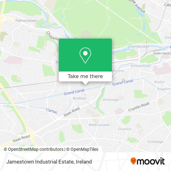 Jamestown Industrial Estate map