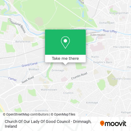 Church Of Our Lady Of Good Council - Drimnagh map
