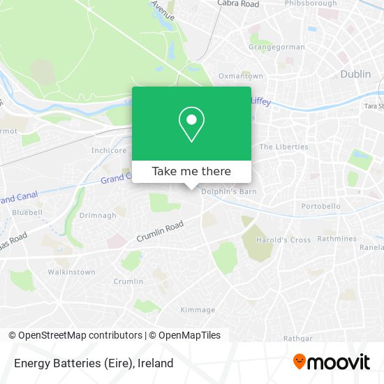 Energy Batteries (Eire) map