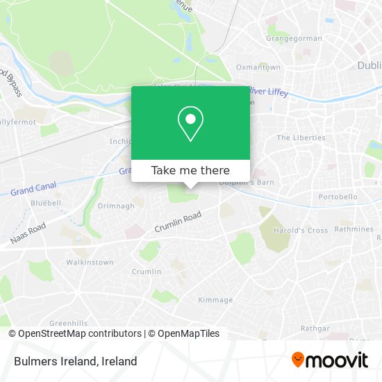 Bulmers Ireland map