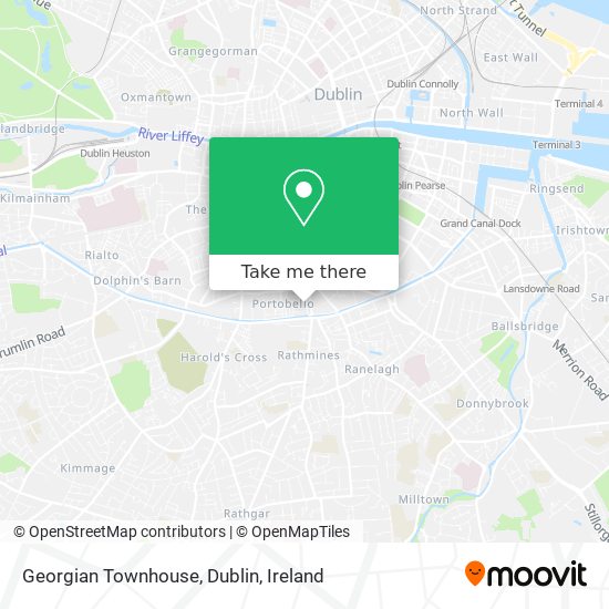 Georgian Townhouse, Dublin map