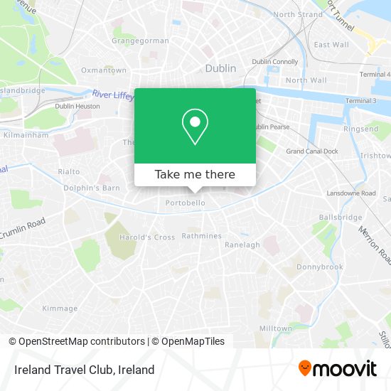 Ireland Travel Club map