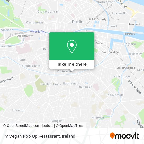 V Vegan Pop Up Restaurant map