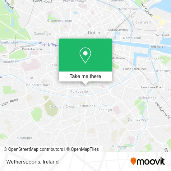 Wetherspoons map