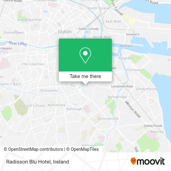 Radisson Blu Hotel map