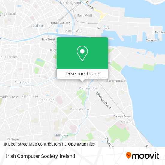 Irish Computer Society map