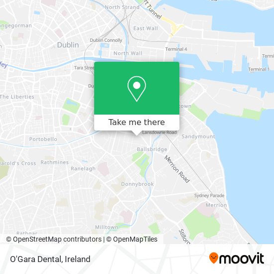 O'Gara Dental map