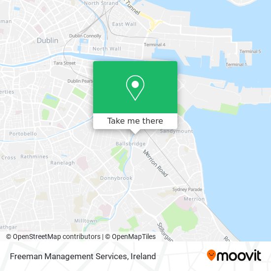 Freeman Management Services map