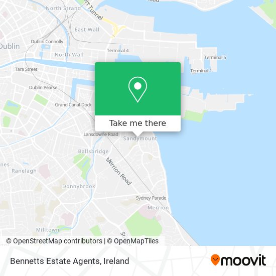 Bennetts Estate Agents map