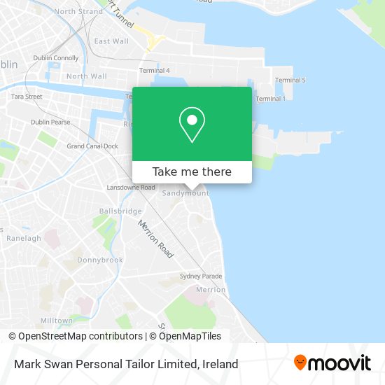 Mark Swan Personal Tailor Limited map