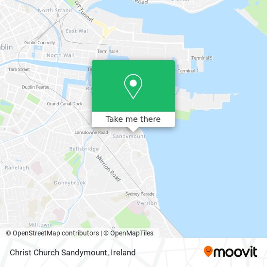 Christ Church Sandymount map