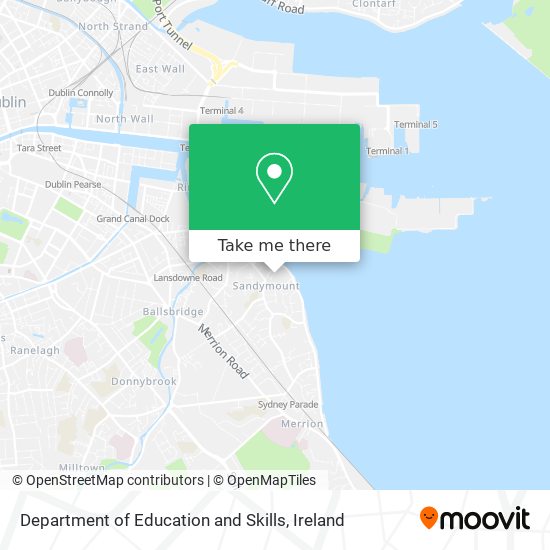 Department of Education and Skills map