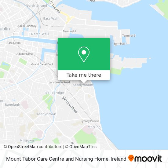 Mount Tabor Care Centre and Nursing Home map