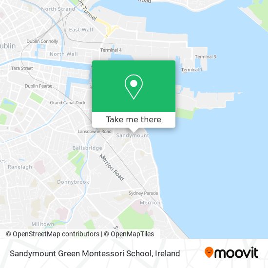 Sandymount Green Montessori School map