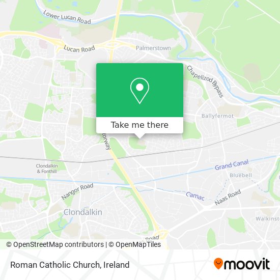 Roman Catholic Church map