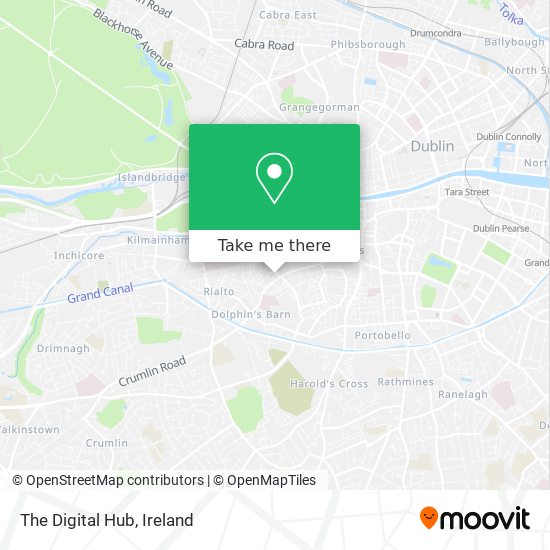 The Digital Hub map
