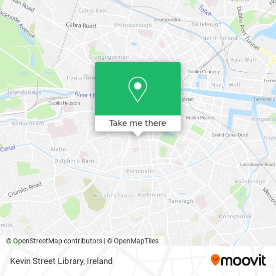Kevin Street Library map