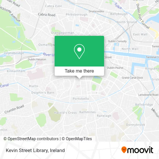 Kevin Street Library map