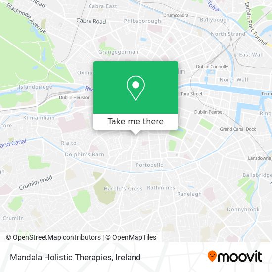 Mandala Holistic Therapies map