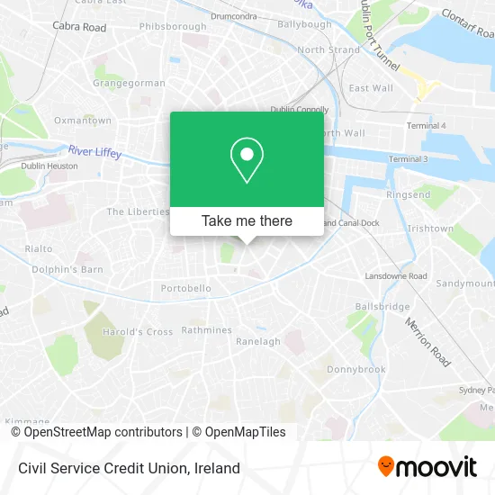 Civil Service Credit Union map