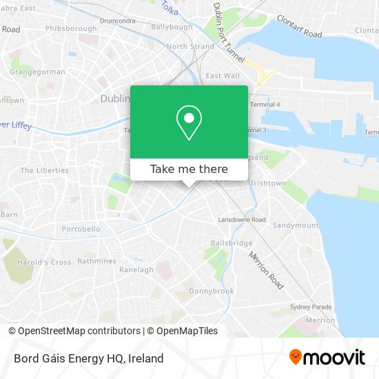 Bord Gáis Energy HQ map