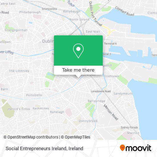 Social Entrepreneurs Ireland map