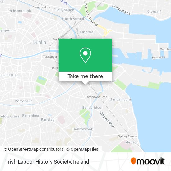 Irish Labour History Society map