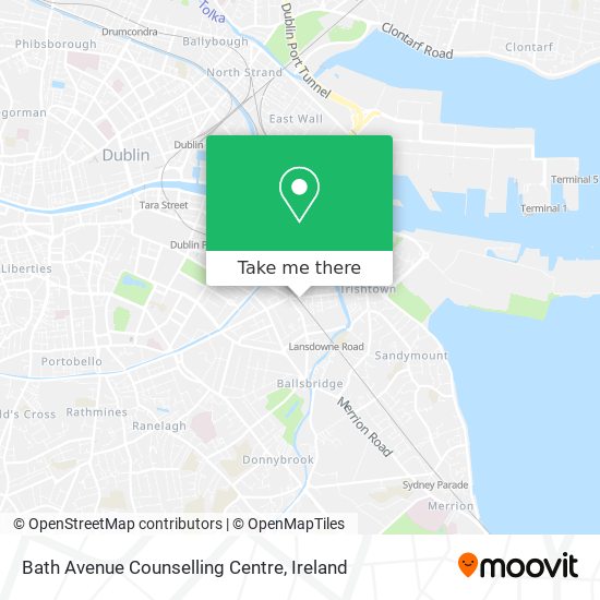 Bath Avenue Counselling Centre map