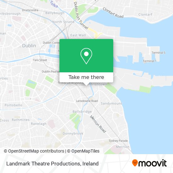 Landmark Theatre Productions map