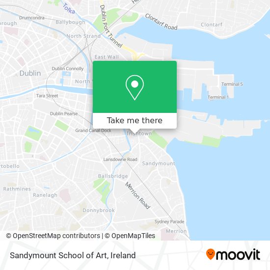 Sandymount School of Art map