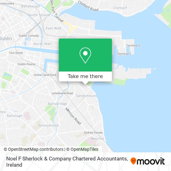 Noel F Sherlock & Company Chartered Accountants map