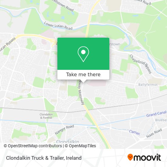 Clondalkin Truck & Trailer map