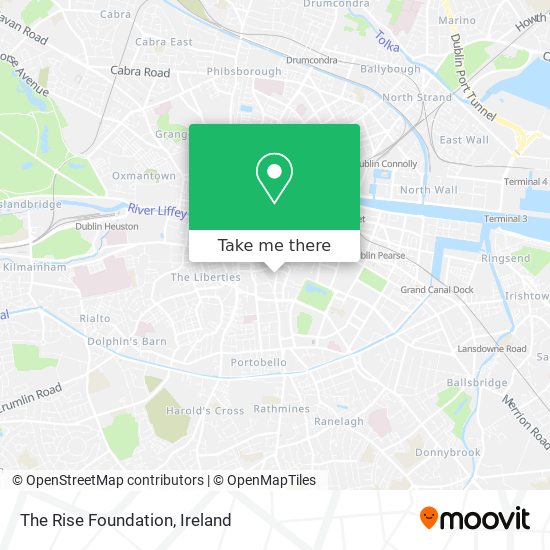 The Rise Foundation map