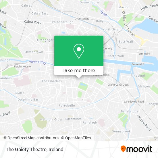 The Gaiety Theatre map