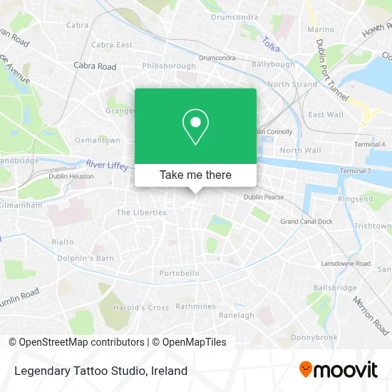 Legendary Tattoo Studio map