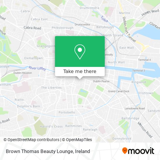Brown Thomas Beauty Lounge map