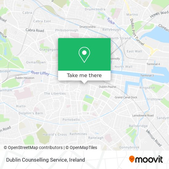 Dublin Counselling Service map