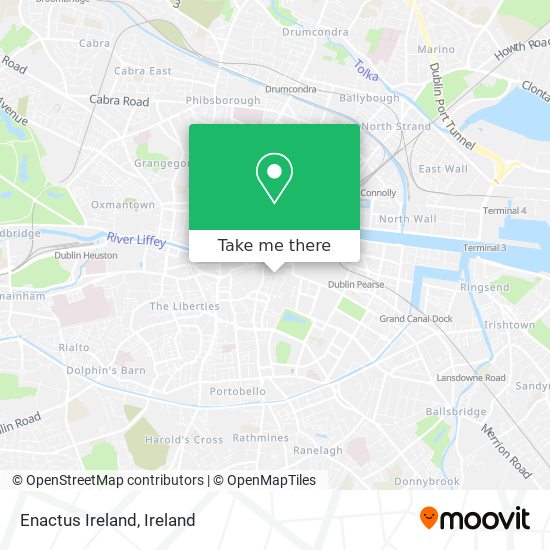 Enactus Ireland map
