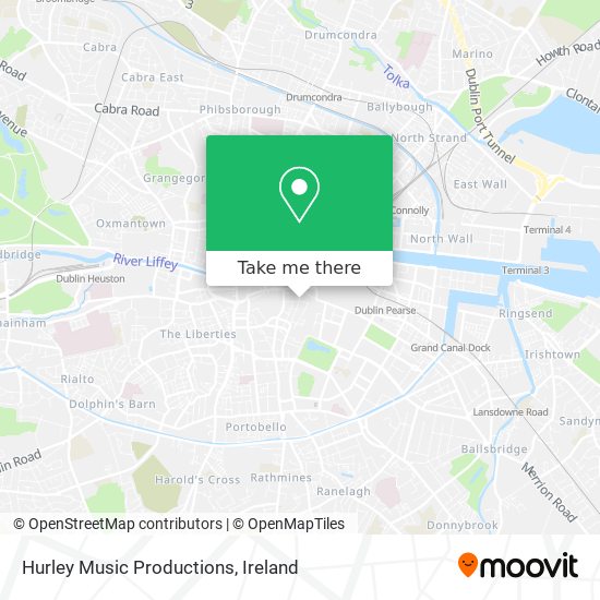 Hurley Music Productions map