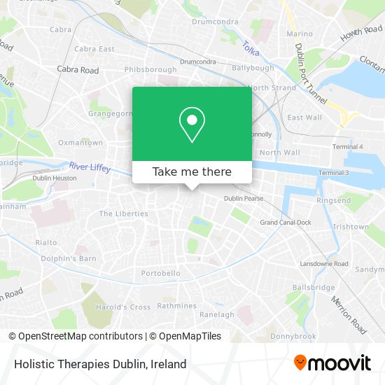 Holistic Therapies Dublin map