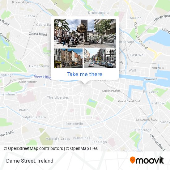 Dame Street map