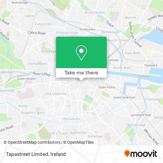 Tapastreet Limited map