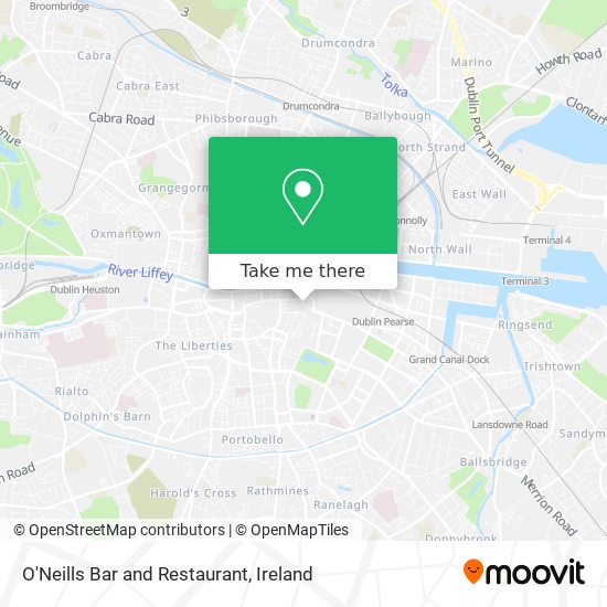 O'Neills Bar and Restaurant map