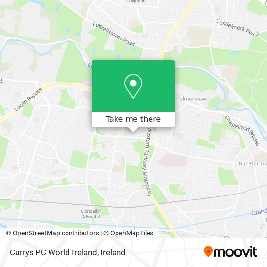 Currys PC World Ireland map