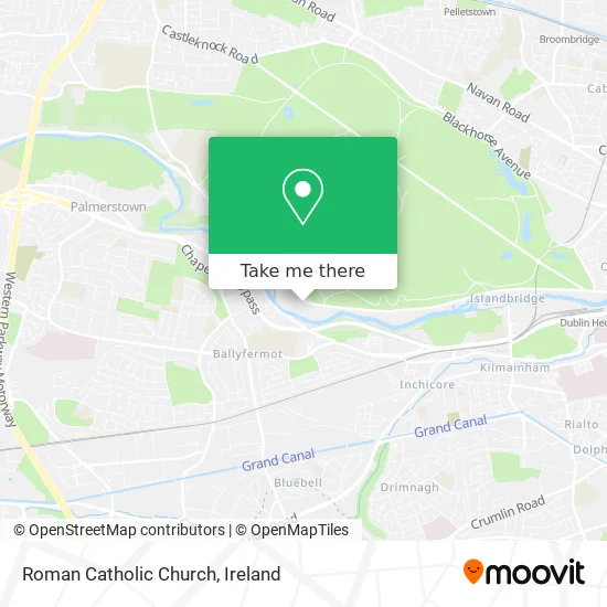 Roman Catholic Church map