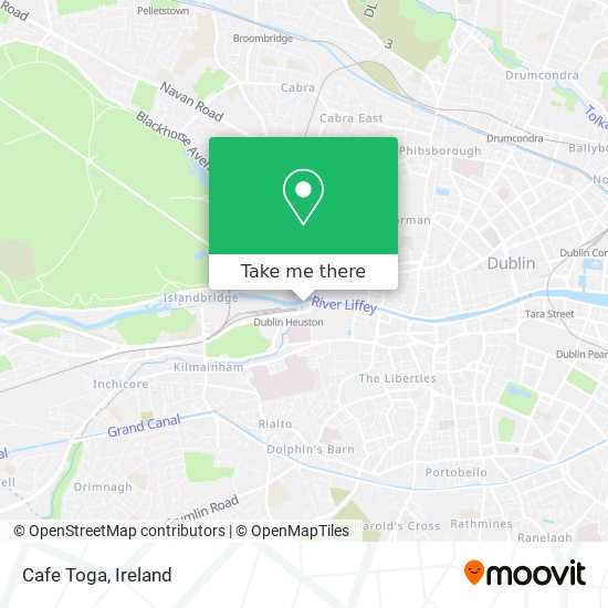 Cafe Toga map