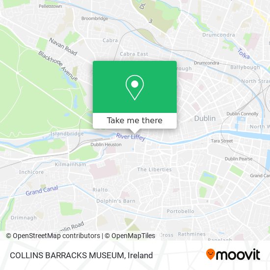 COLLINS BARRACKS MUSEUM map