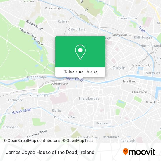 James Joyce House of the Dead map