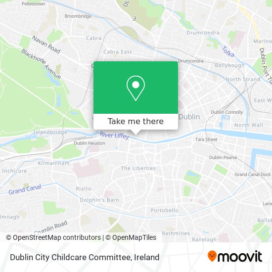 Dublin City Childcare Committee map