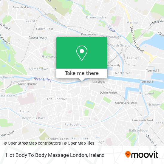 Hot Body To Body Massage London map